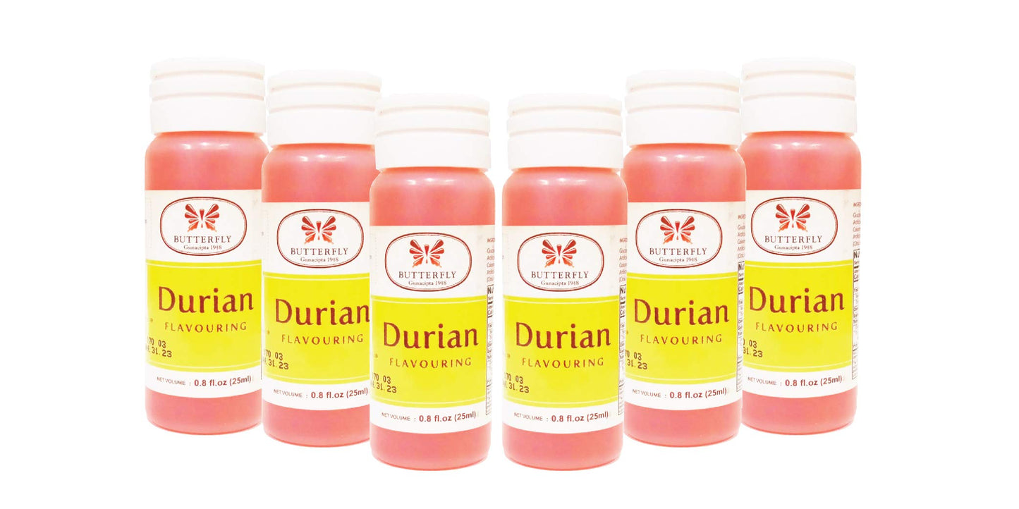 Butterfly Flavoring Extract Paste, 25 Ml (Durian, Pack Of 6)