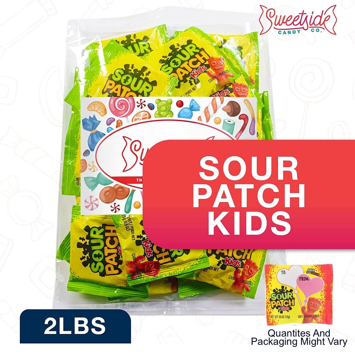 Bulk Candy Pack of SourPatch Kids Candy - Fun Size Individually Wrapped Candy for Movie Theater Candy, Holiday Stuffing Basket F