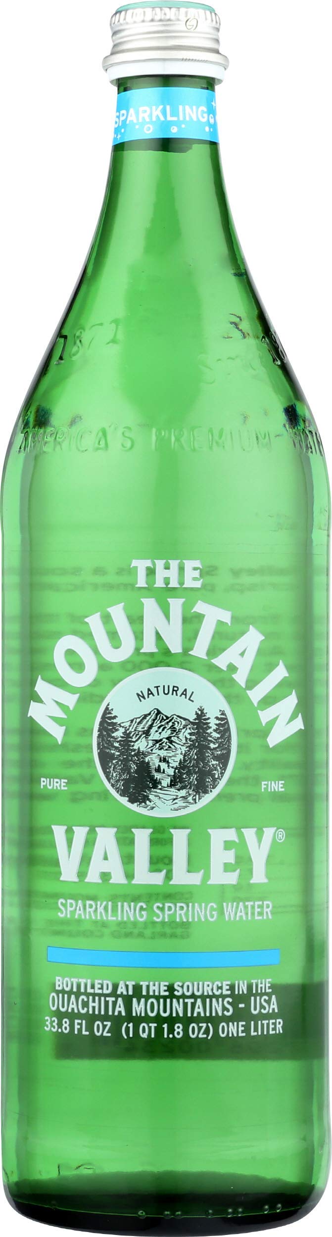 Mountain Valley Water Sparkling Water 12 Pack 33.8 Fl Oz