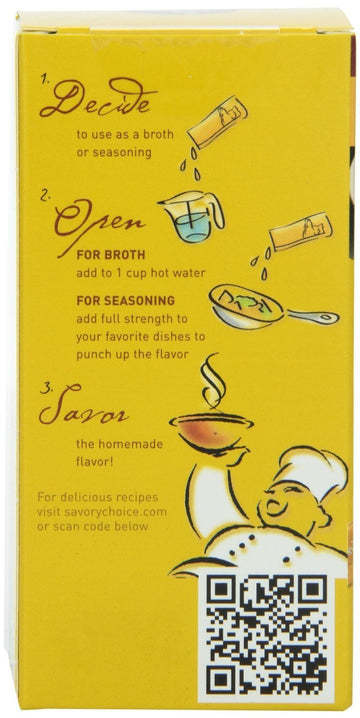 Savory Choice Liquid Chicken And Beef Broth Concentrates, 5.1 Ounce (Pack Of 2)