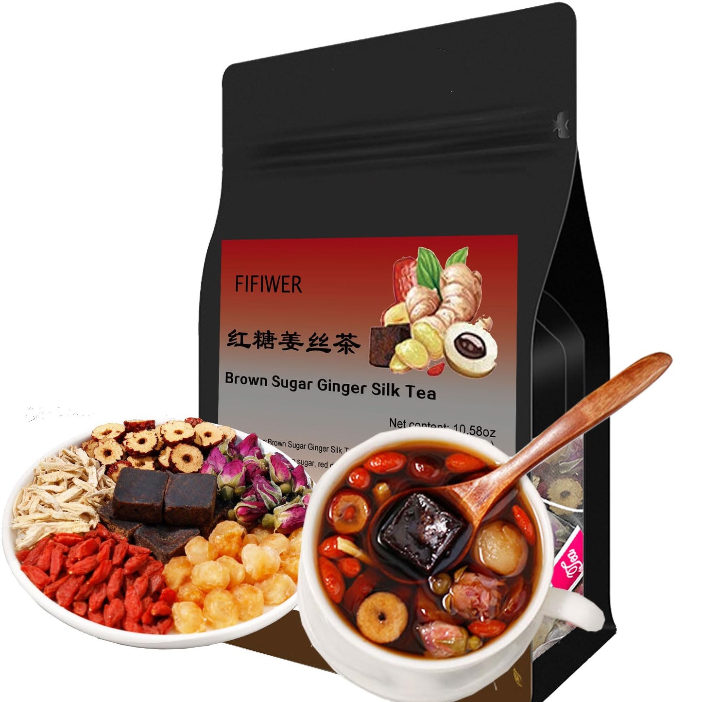 ginger brown sugar 10.58oz/300g (10gx30bags)