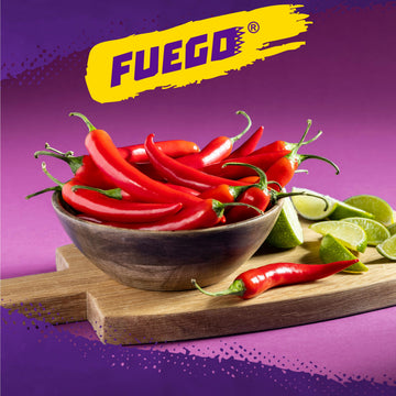 Takis Fuego Hot Nuts, Spicy Double-Crunch Peanuts, Chili Pepper & Lime, 12 Count Snack Size Box