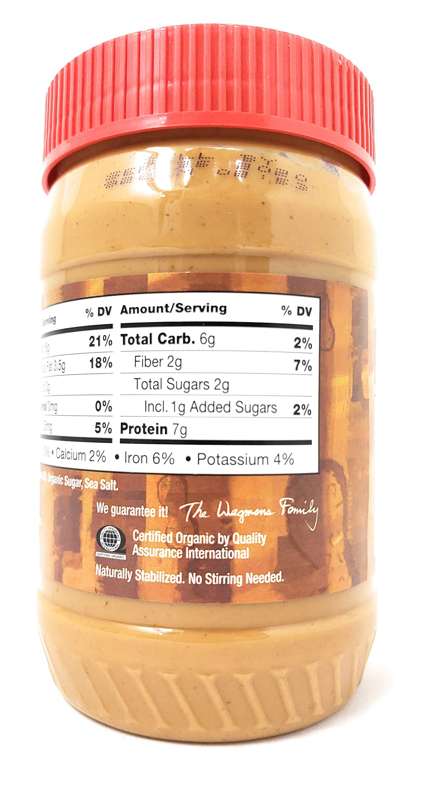 Wegmans Organic Creamy Peanut Butter Spread (2 Pack, Total Of 32Fl.Oz)