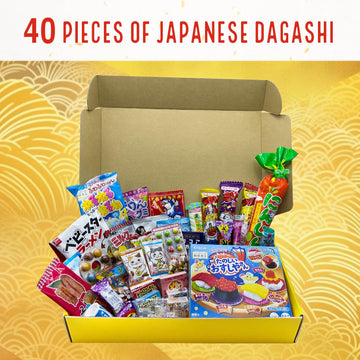OHIMESAMA Japanese Snack Assortment - 40 pcs, 32 Types of DAGASHI, Snack S (L)