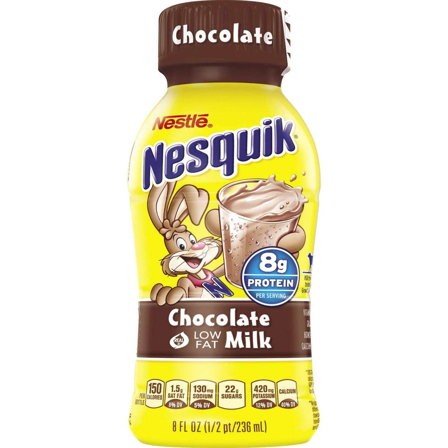 Nesquik Ready to Drink Chocolate Milk, 8 Ounce, 15 Count