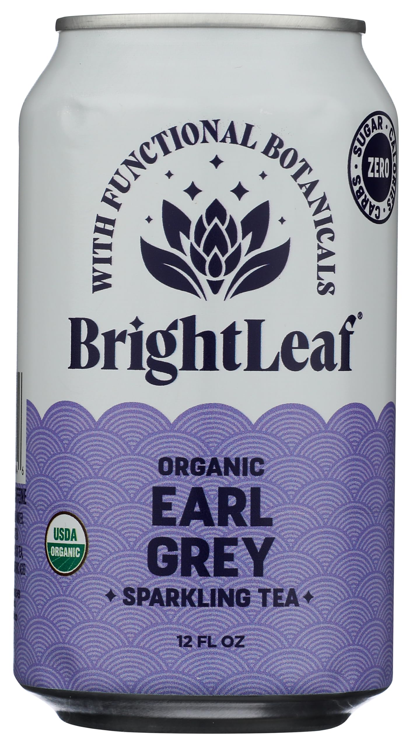 Brightleaf Organic Sparkling Earl Grey Black Tea, 12 Fz