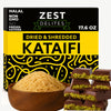 Kataifi Shredded Fillo Dough By Zest Dprofessionals Dried Kadayif For Dubai Chocolate Kit Knafeh & Kunafa Kadayif Shredded Phyllo Dough Kataifi Pastry For Middle Eastern Desserts 17.64 Oz (500G)