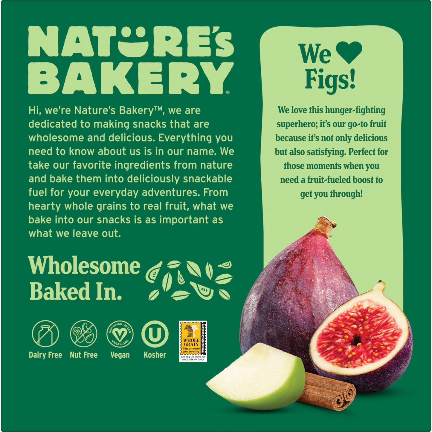 Natures Bakery Fig Bars, Apple Cinnamon, 2 Oz, 6 Ct