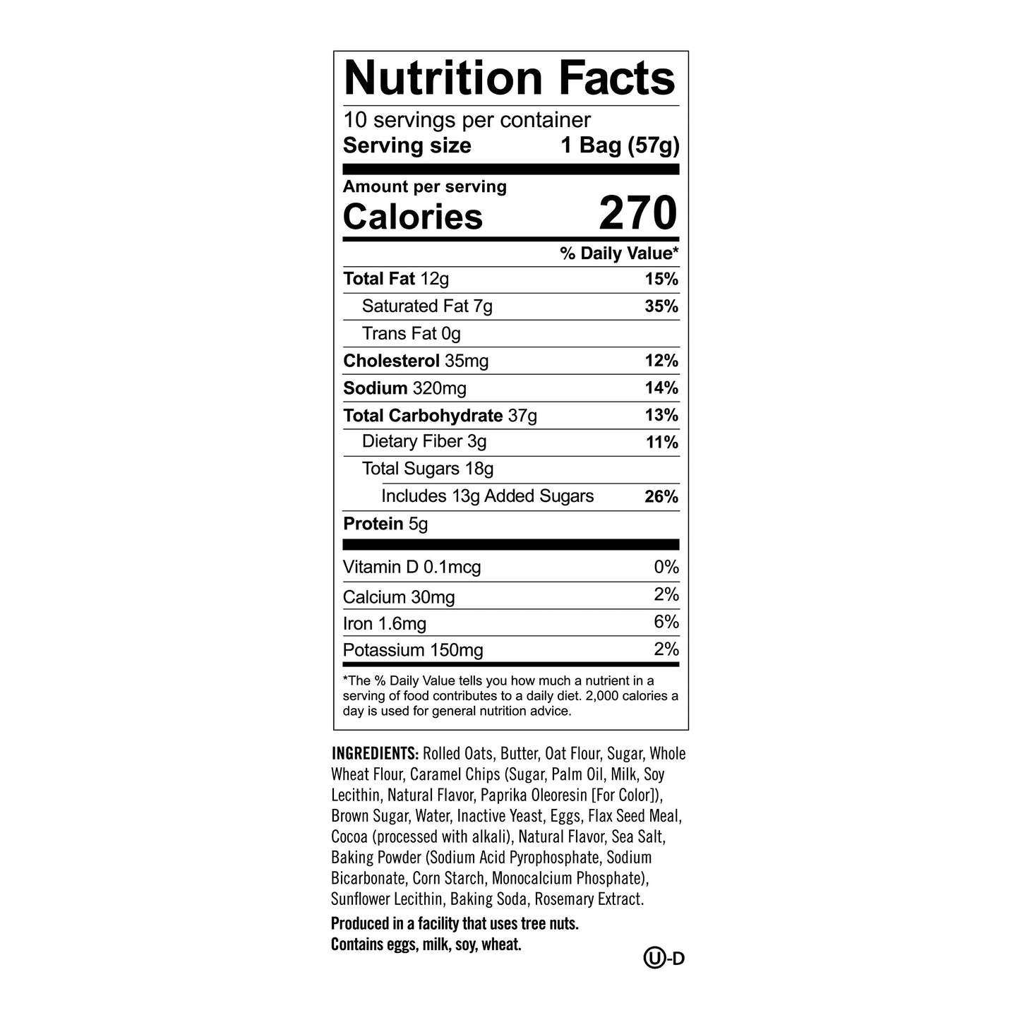 Munchkin Milkmakers Lactation Cookie Bites, Chocolate Salted Caramel, 10 Ct