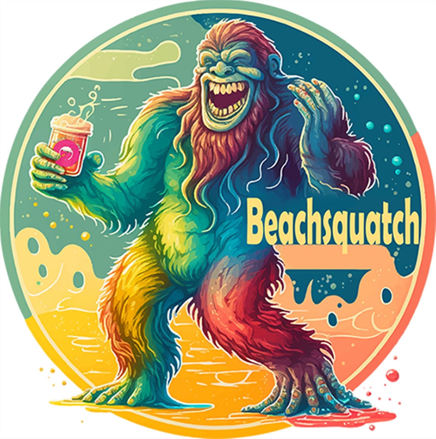 Beachsquatch Hot Peach Jam, 20 Ounce Jar