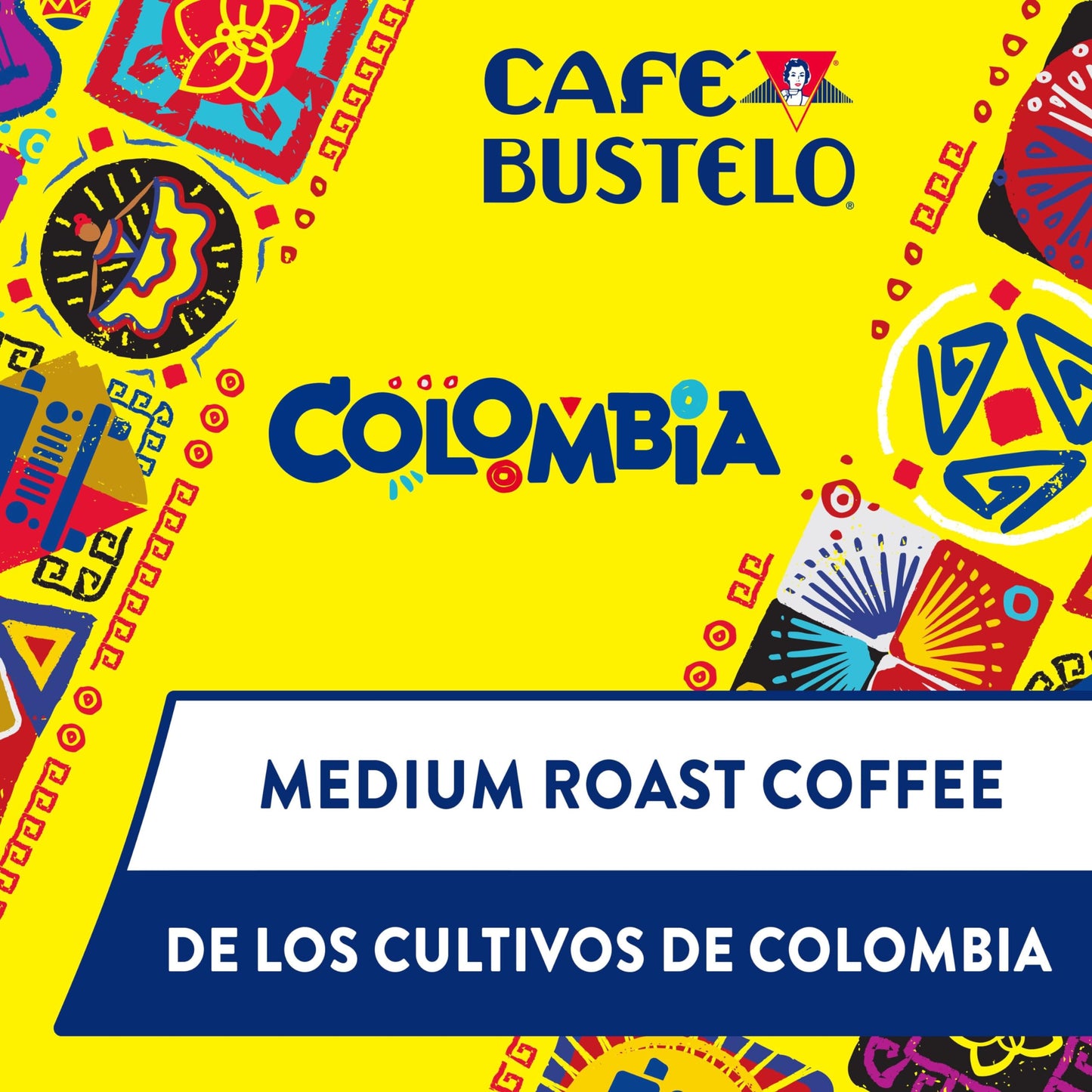 Caf Bustelo Colombia Medium Roast Coffee, 72 Keurig K-Cup Pods