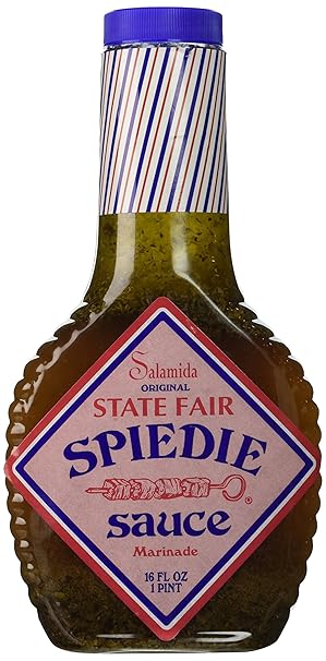 Salamida State Fair Spiedie Original Sauce, 16 oz – Authentic New York Flavor Marinade for Meats, Poultry, Fish, Vegetables & More, Gluten-Free