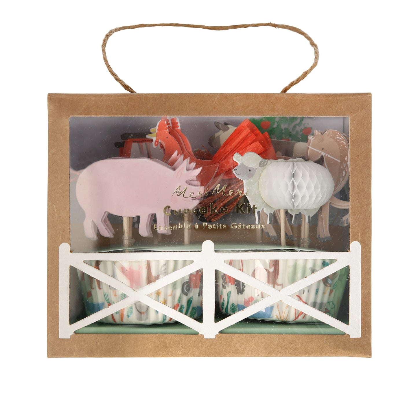 Meri Meri On The Farm Cupcake Kit (Pack of 24)