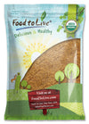 Food to Live Organic Golden Flax Seeds, Whole Raw, Non-GMO, Vegan, 8 Pound