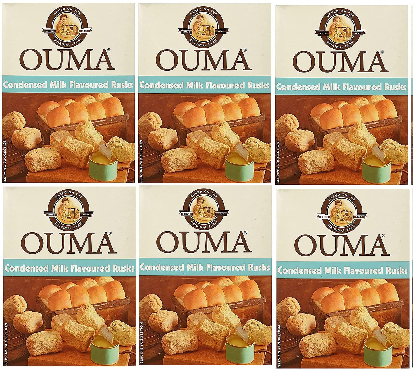 Ouma Condensed Milk Rusks (Pack of 6)