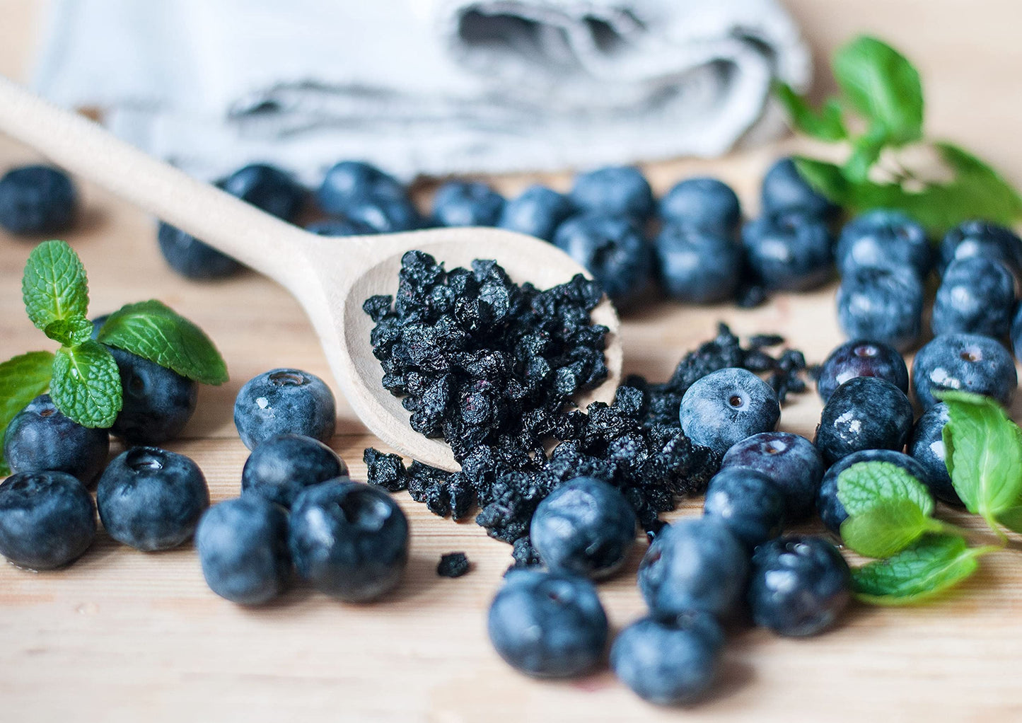 Organic Dried Blueberries, 16 Pounds - Non-Gmo, Whole Berries, Lightly Sweetened, And Coated With Sunflower Oil, Kosher, Vegan,