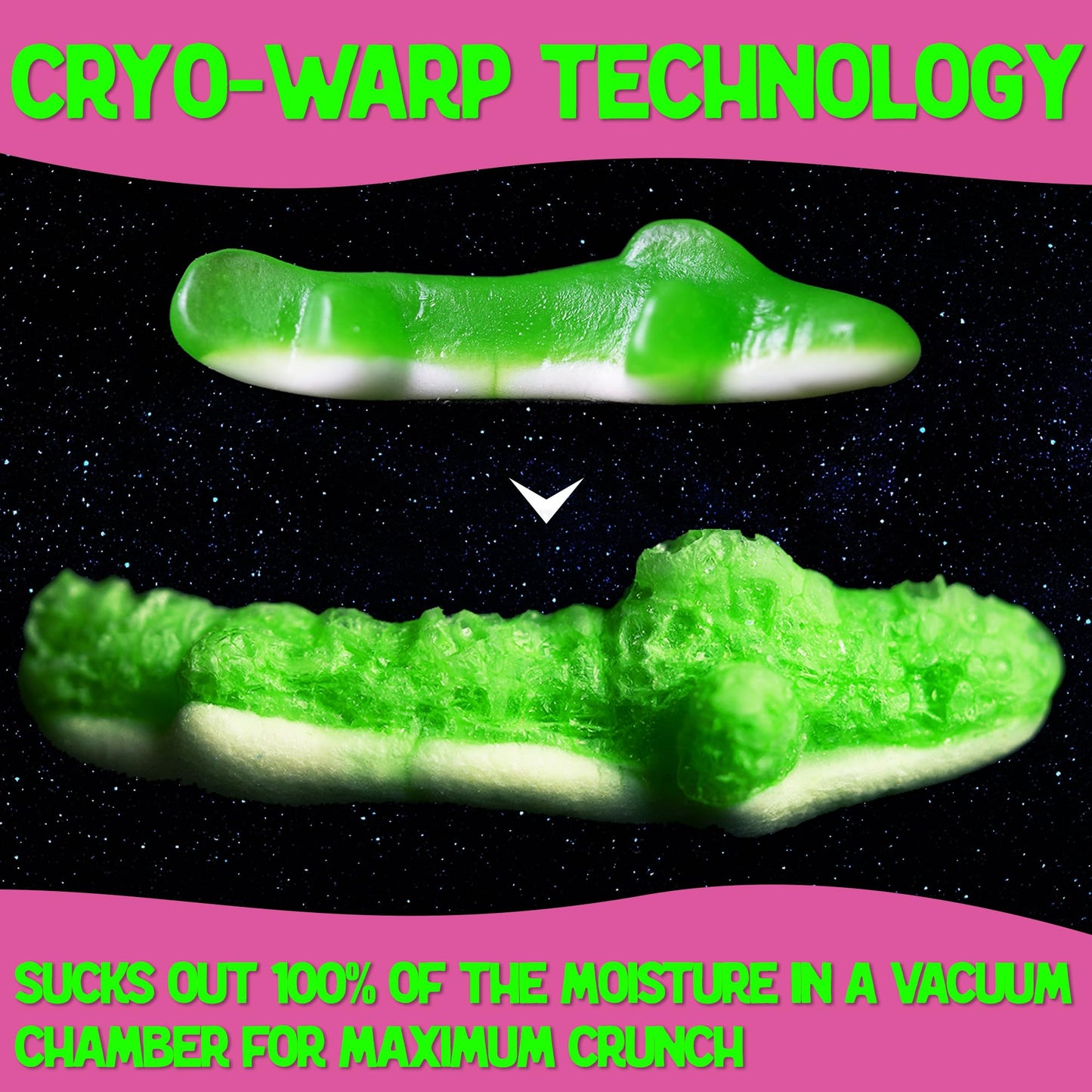 Space Age Snacks UFO Pack - 9 Premium Freeze Dried Candies - Cosmic Crunchies, Moon Clouds, Space Sharks, Alien Tongues, Lemon Stars