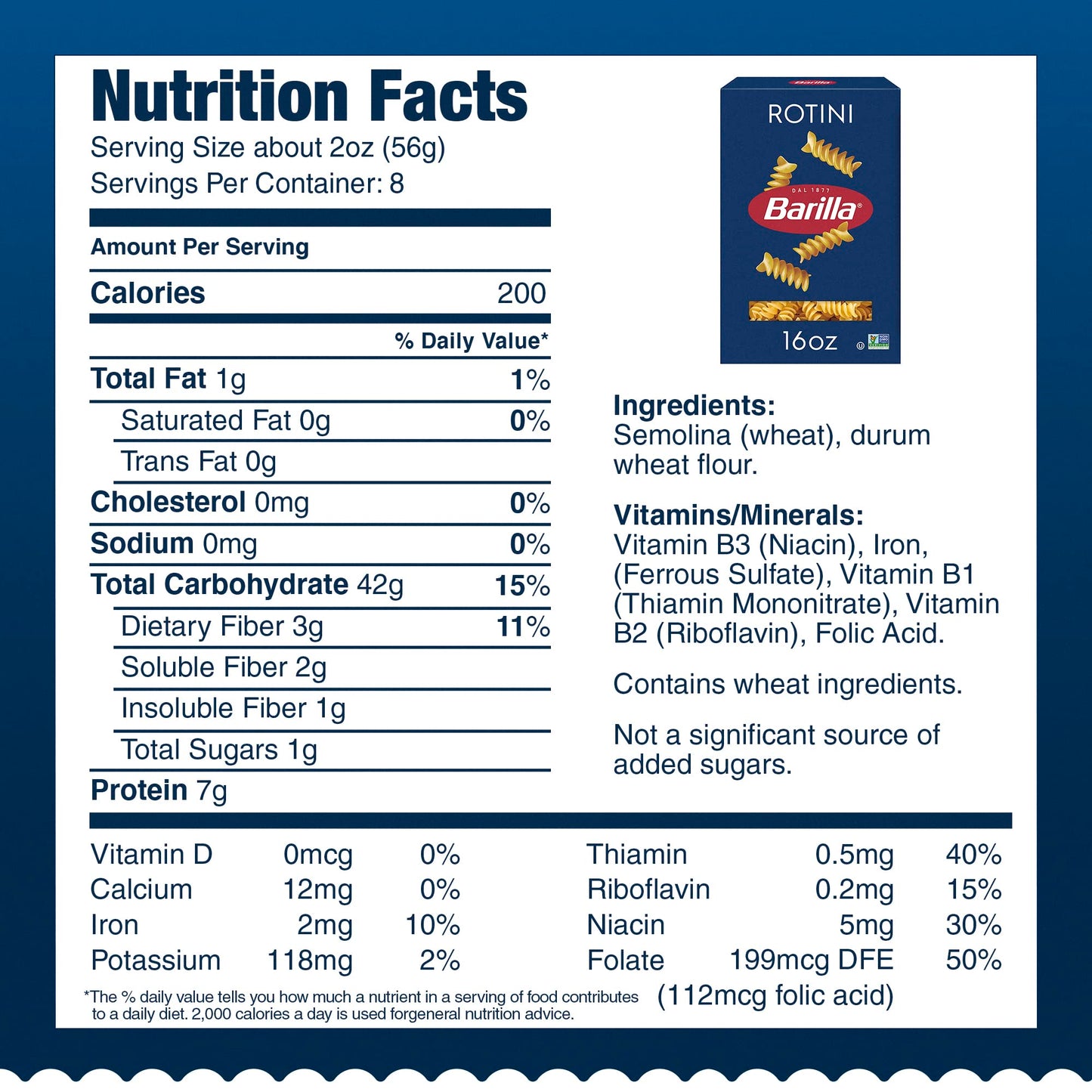 Barilla Rotini Pasta, 16 Oz. Box (Pack Of 12) - Non-Gmo Pasta Made With Durum Wheat Semolina - Kosher Certified Pasta