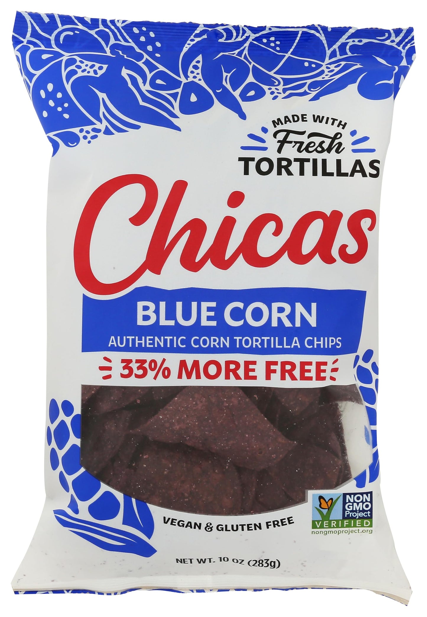 Chicas Blue Corn Tortilla Chips 10oz