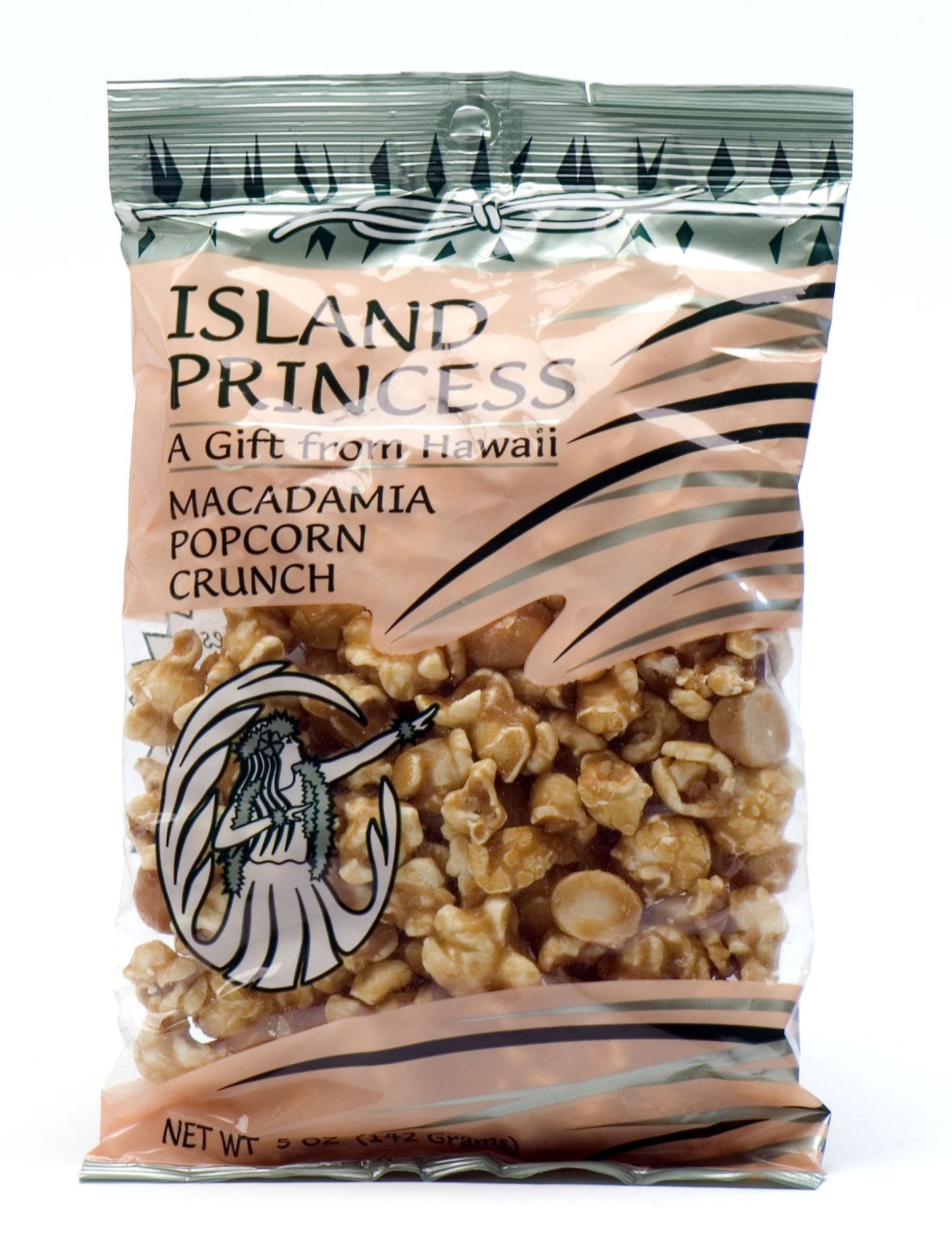 Island Princess Macadamia Popcorn Crunch -3 Snack Bags
