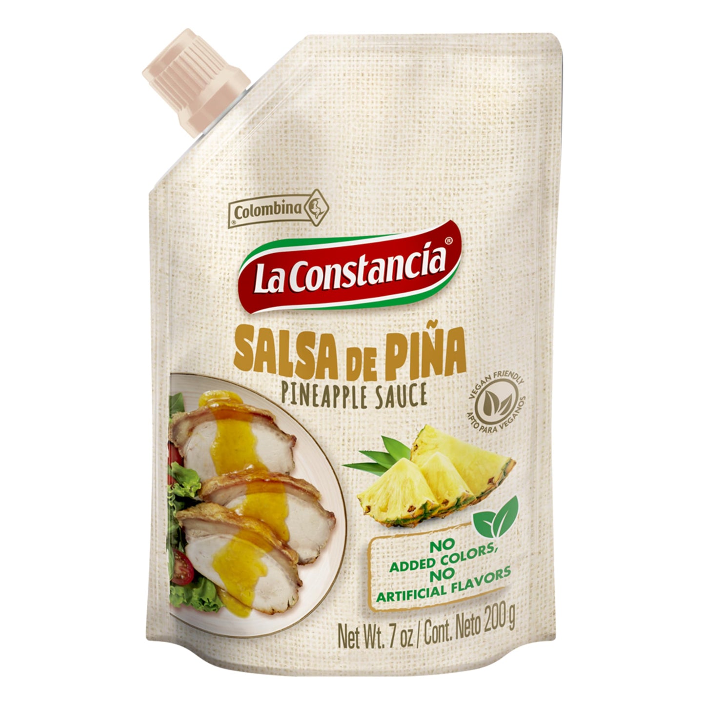 La Constancia Pineapple Salsa Fruit Sauce and Marinade Sweet Tangy Pineapple Dip Ready to Use for Tacos Rice Bowls Salads and Me