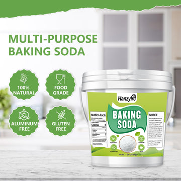 11.2 lb Baking Soda Powder Bulk Food Grade 100% Pure Sodium Bicarbonate Powder Can Neutralize Acidic Ingredients Used for Bread Cookies and Other Baked Goods Also Can Clean and Deodorize