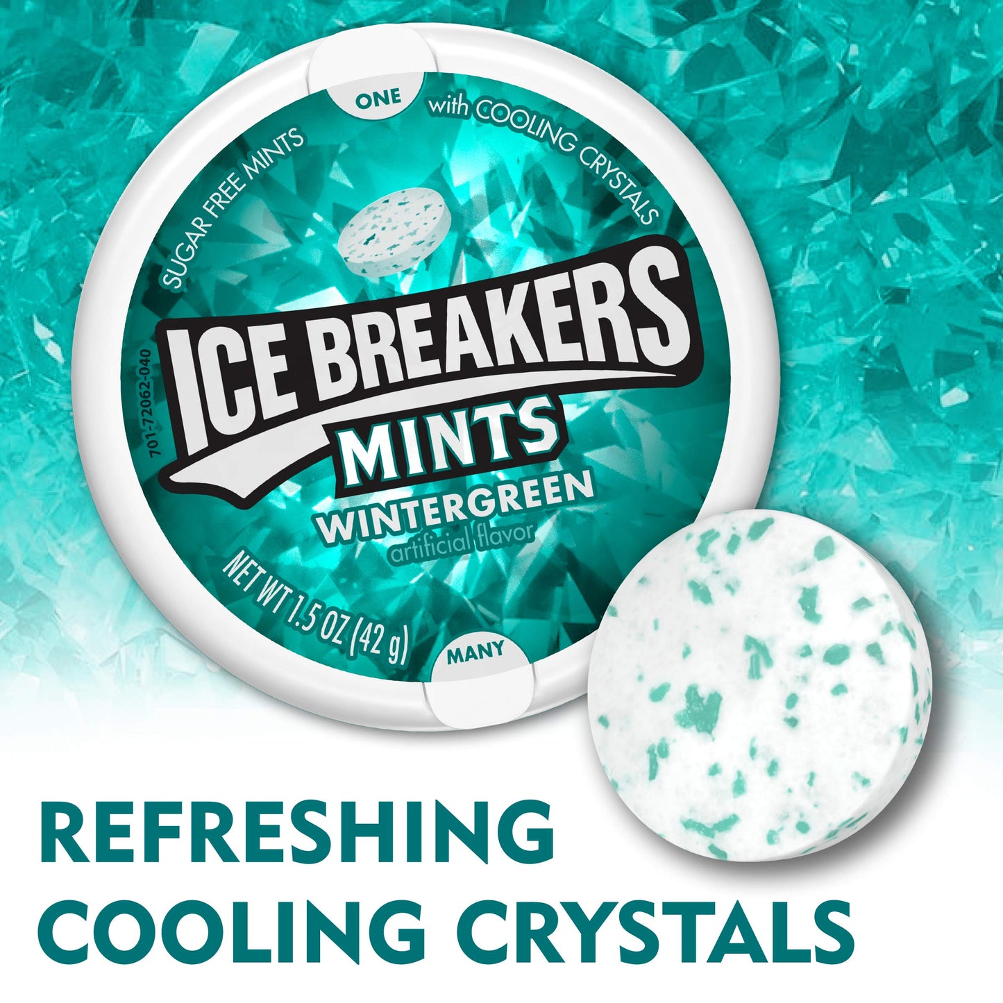ICE BREAKERS Duo Fruit Plus Cool Raspberry Sugar Free Mints Tins (8 Count) and ICE BREAKERS Wintergreen Sugar Free Breath Mints