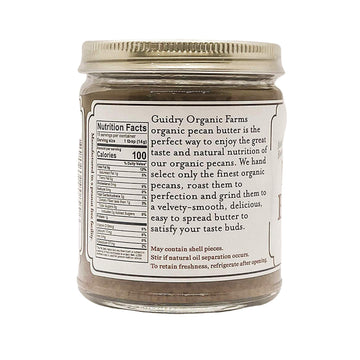 USDA Certified Organic Pecan Butter, Handmade, Small batches, Keto Friendly, Gluten Free, All Natural, made of Organic Pecans, a
