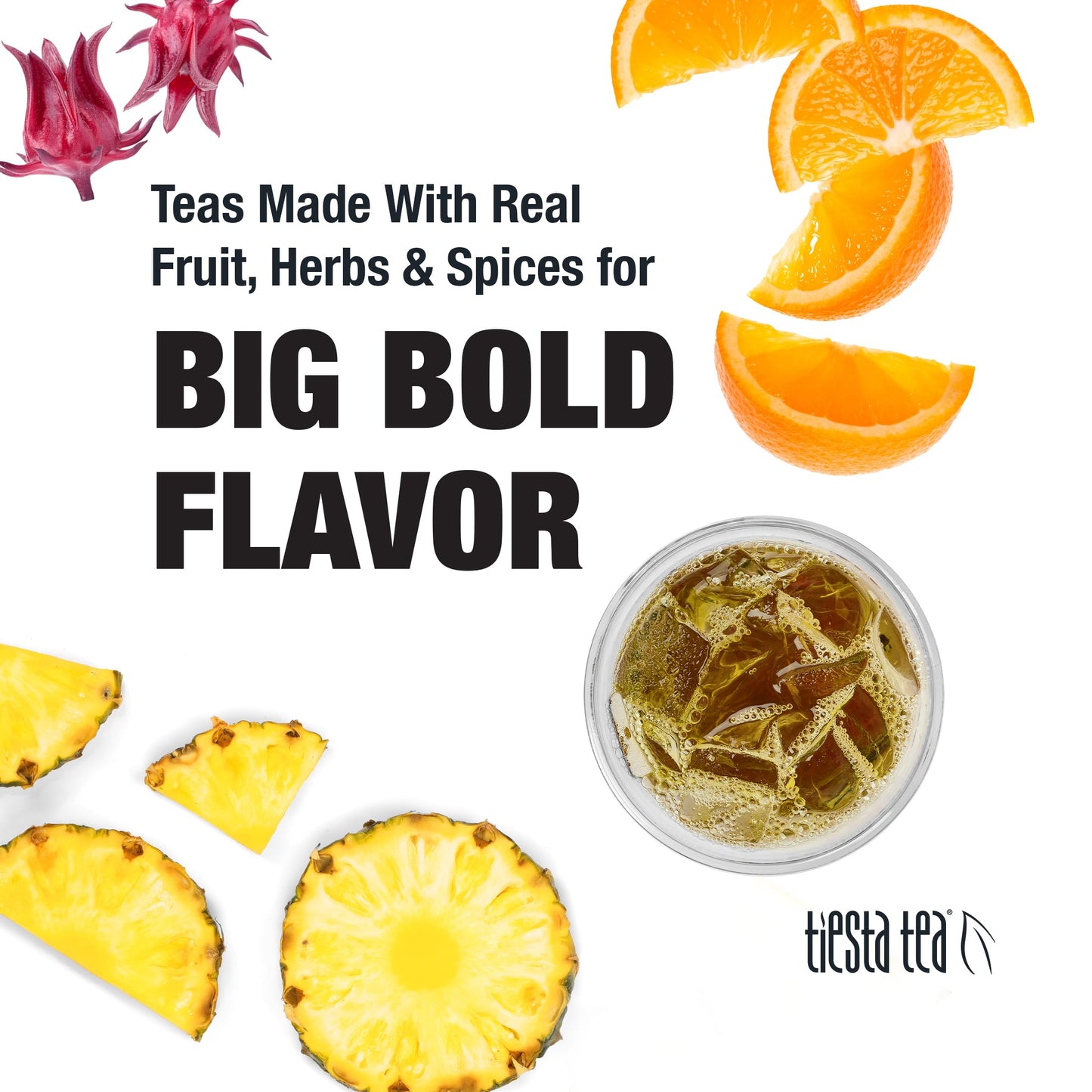 Tiesta Tea Maui Mango Cold Brew Tea - Herbal Loose Leaf Blend - Non-Caffeinated - 10 Count (Brews 64 oz)