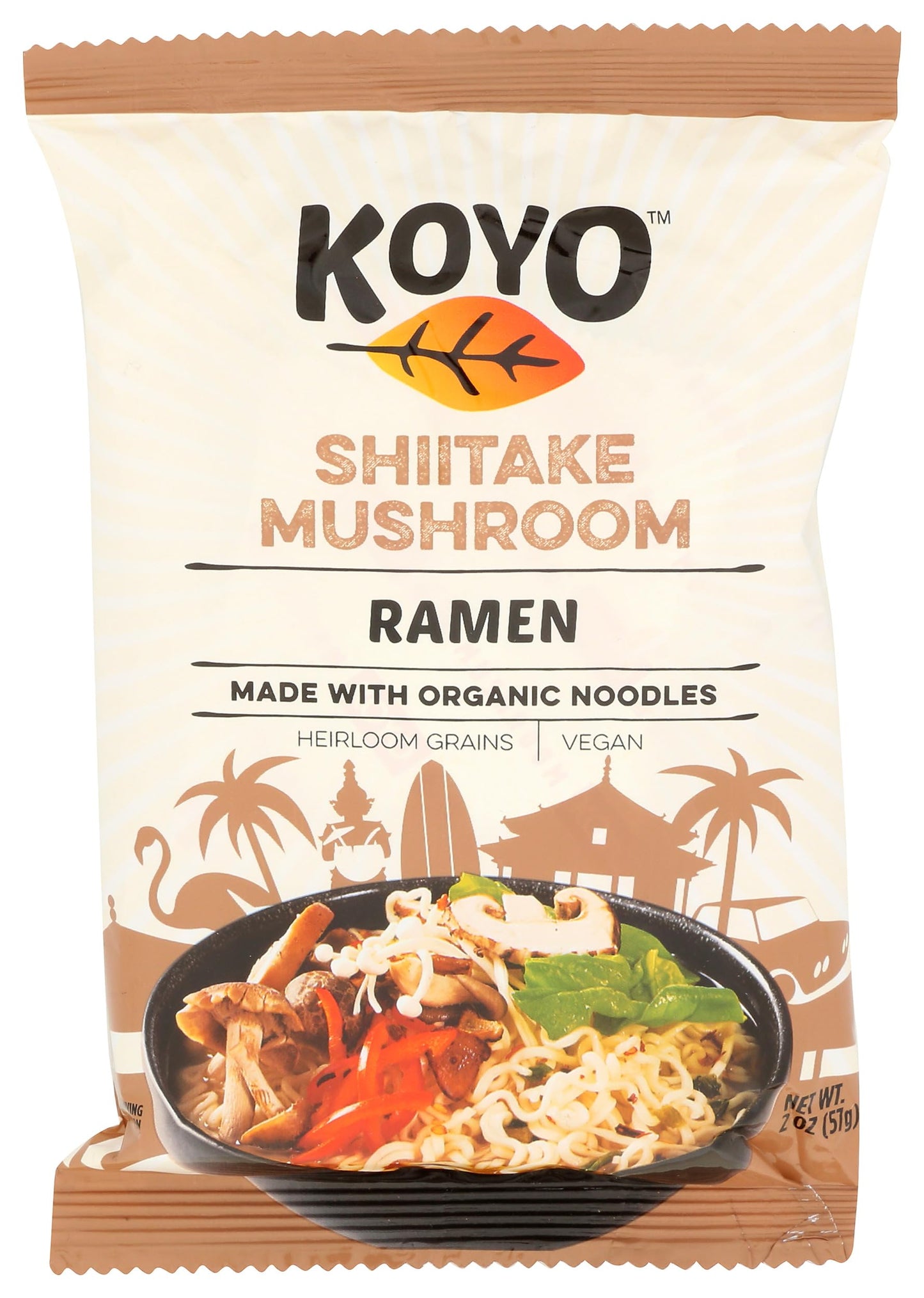 Koyo Shiitake Mushroom Ramen, 2 Oz