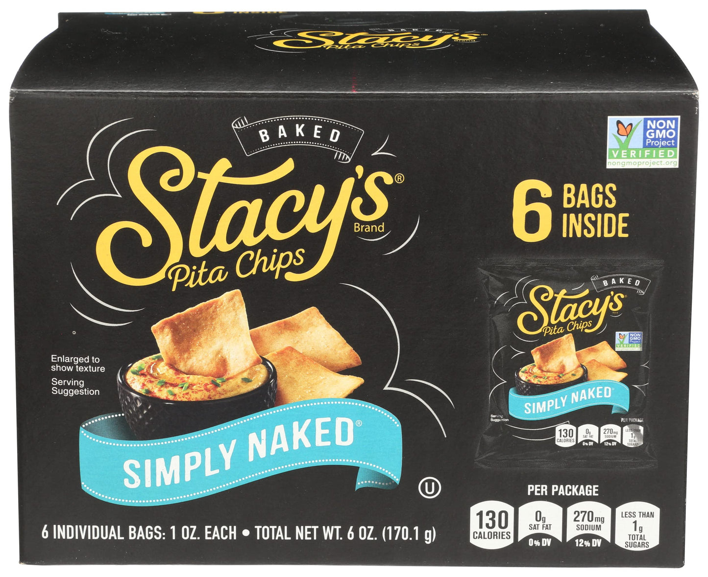 Stacys Snacks Pita Chips 6 Ounce