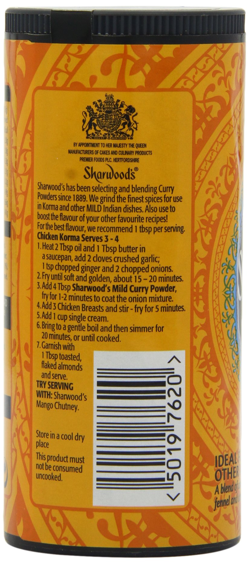Sharwoods Mild Curry Powder 102 G (Pack Of 6)
