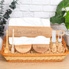 Elysirise House Warming Gift Basket, Marble Material, Medium Size, White, Model 195-House Warming Gifts