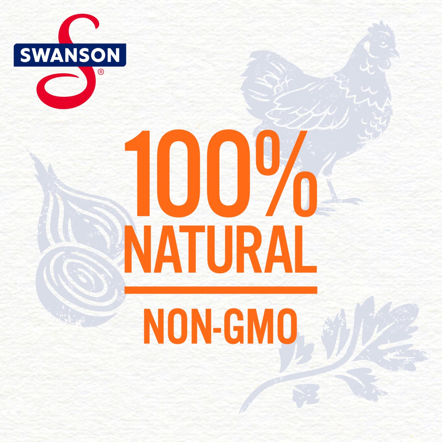 Swanson 100% Natural Unsalted Chicken Broth, 32 Oz Carton