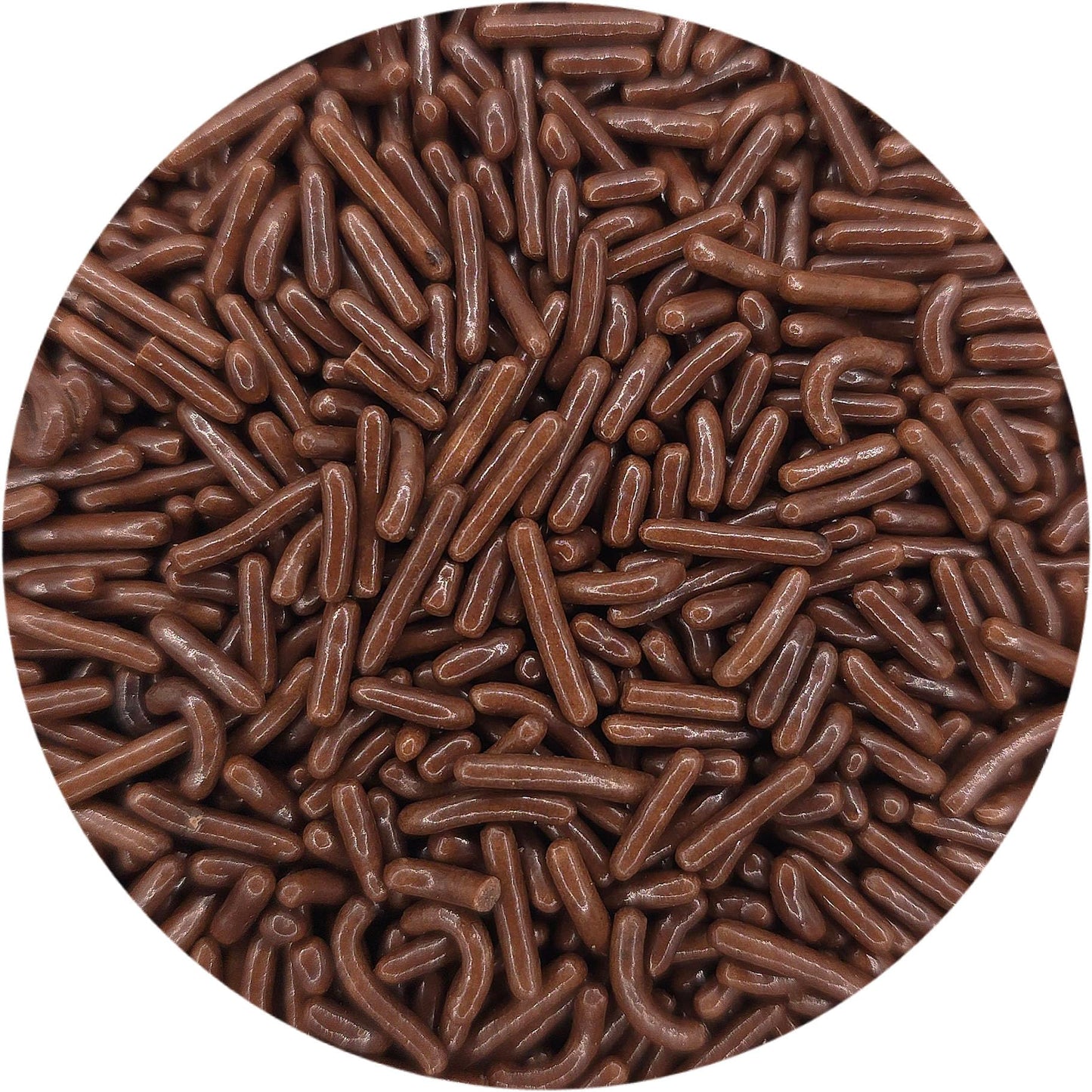 NCS Chocolate Brown Edible Jimmies Sprinkles, 8 ounces