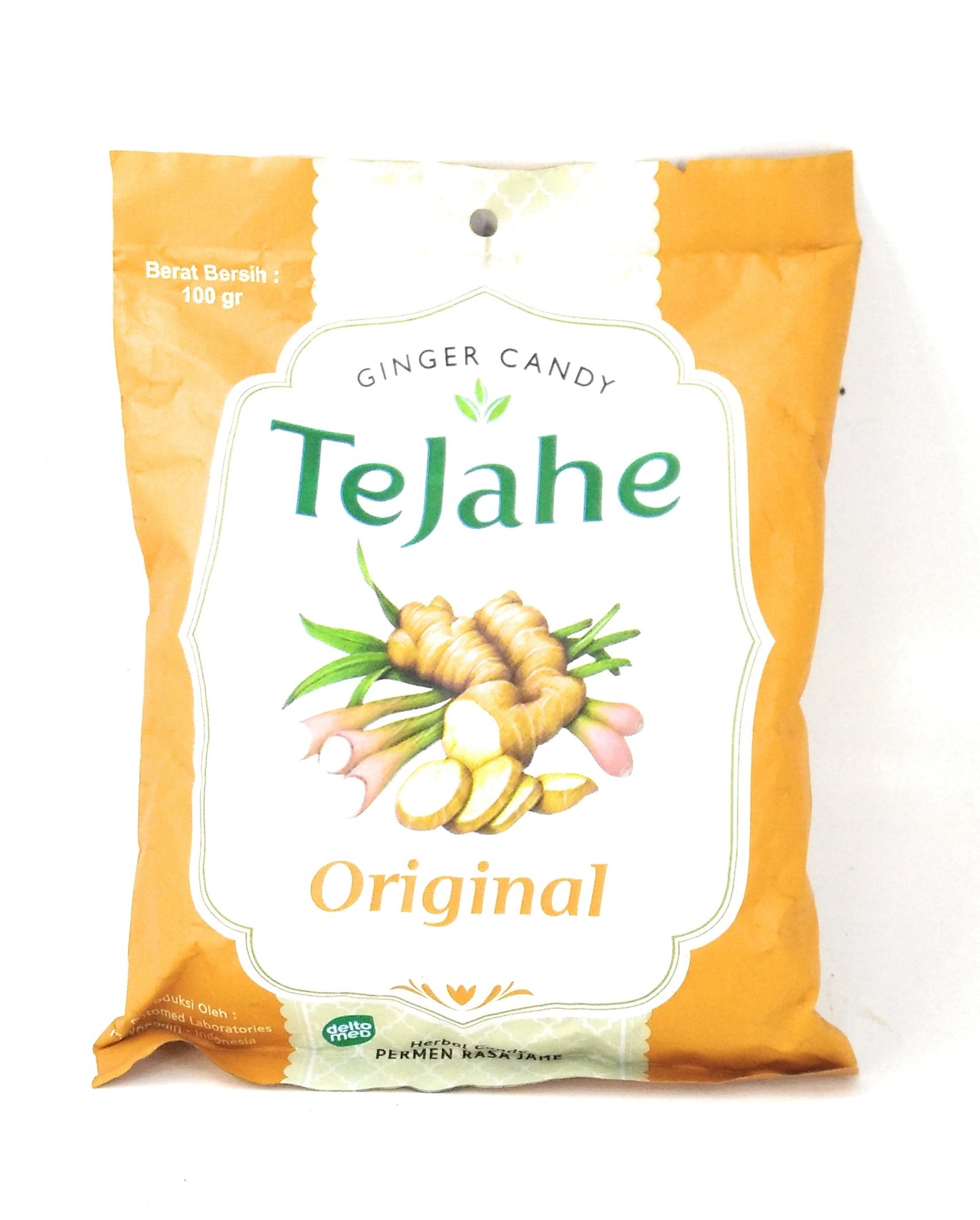 Tejahe Ginger Herbal Candy, 100 Gram (Pack of 1)