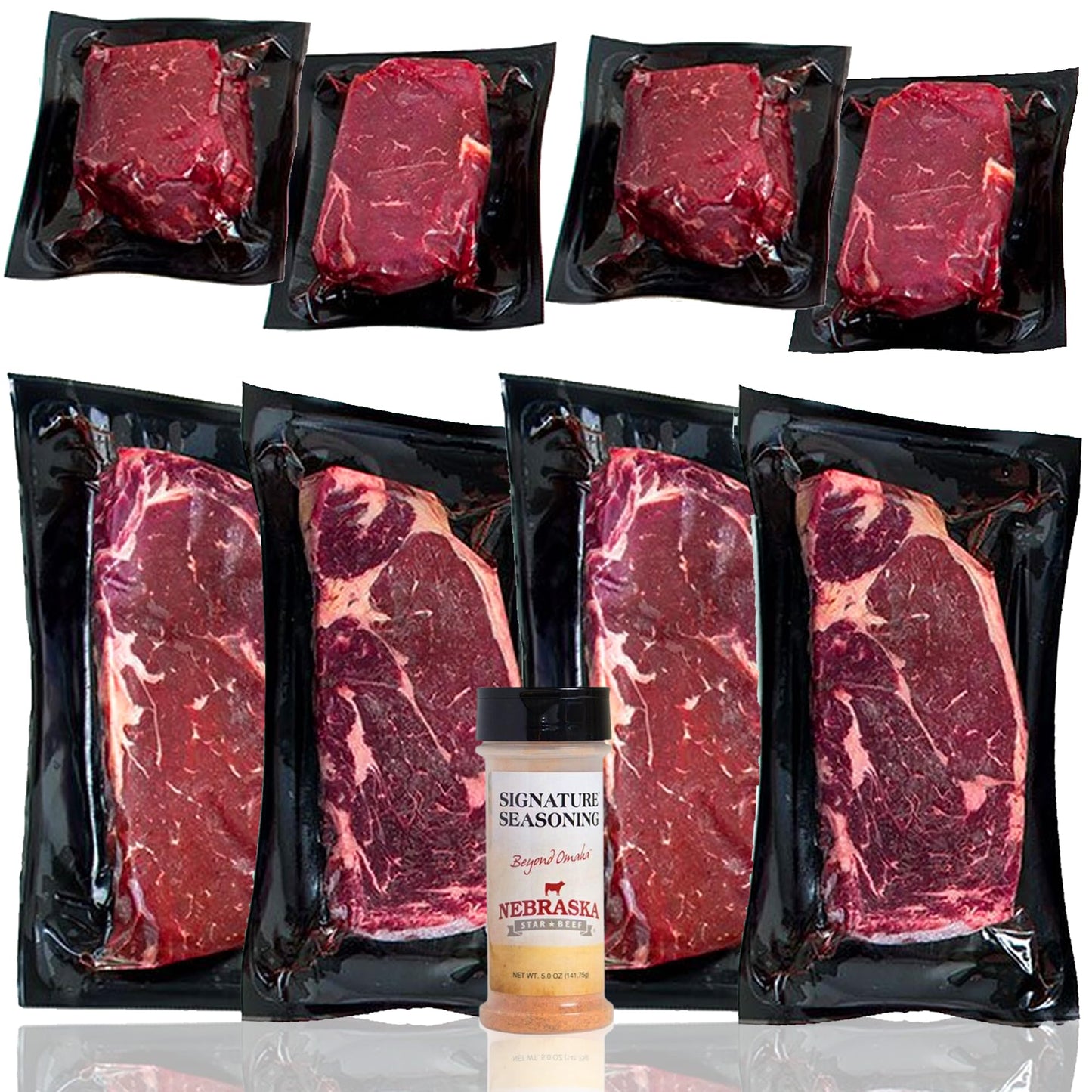 Nebraska Star Beef Top-High Standardngus Steak Sampler Gift Package Beef