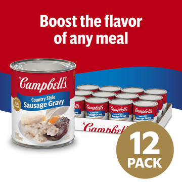 Campbell s Country Style Sausage Gravy, 13.8 Oz Can (Case of 12)