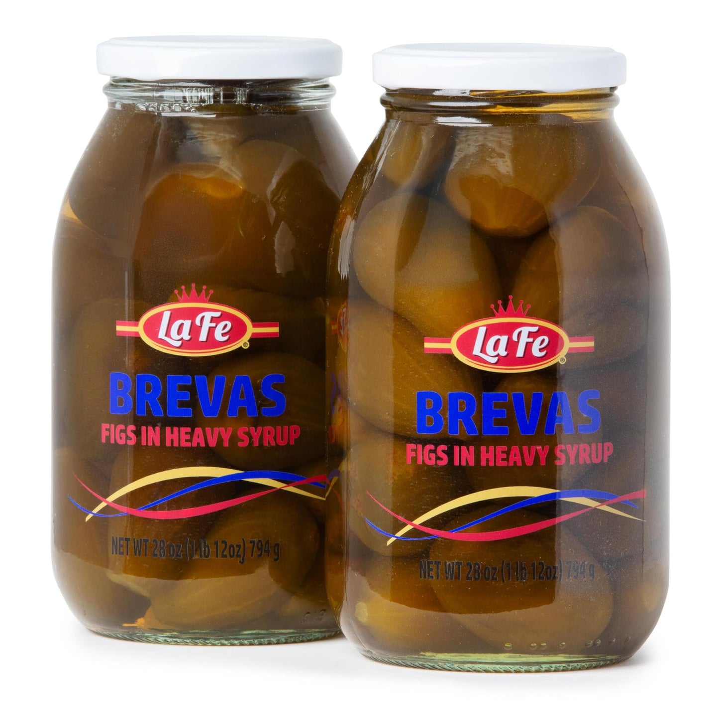 La Fe Brevas - Whole Figs In Heavy Syrup Dulce De Brevas En Alm?Bar Fresh Figs Fruit Traditional Colombian Higos Frescos Super Fruit Rich In Fiber Vitamin A & C Calcium & Iron 28Oz 2 Jars