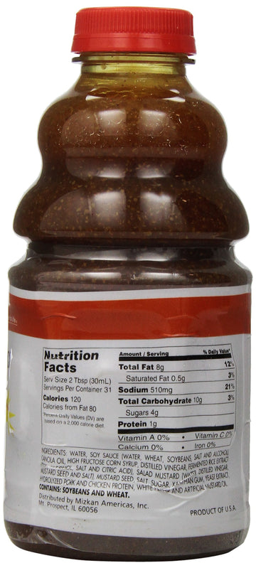 Mizkan Mustard Dressing - 32 Fl Oz - Tangy Flavor for Salads and Dips