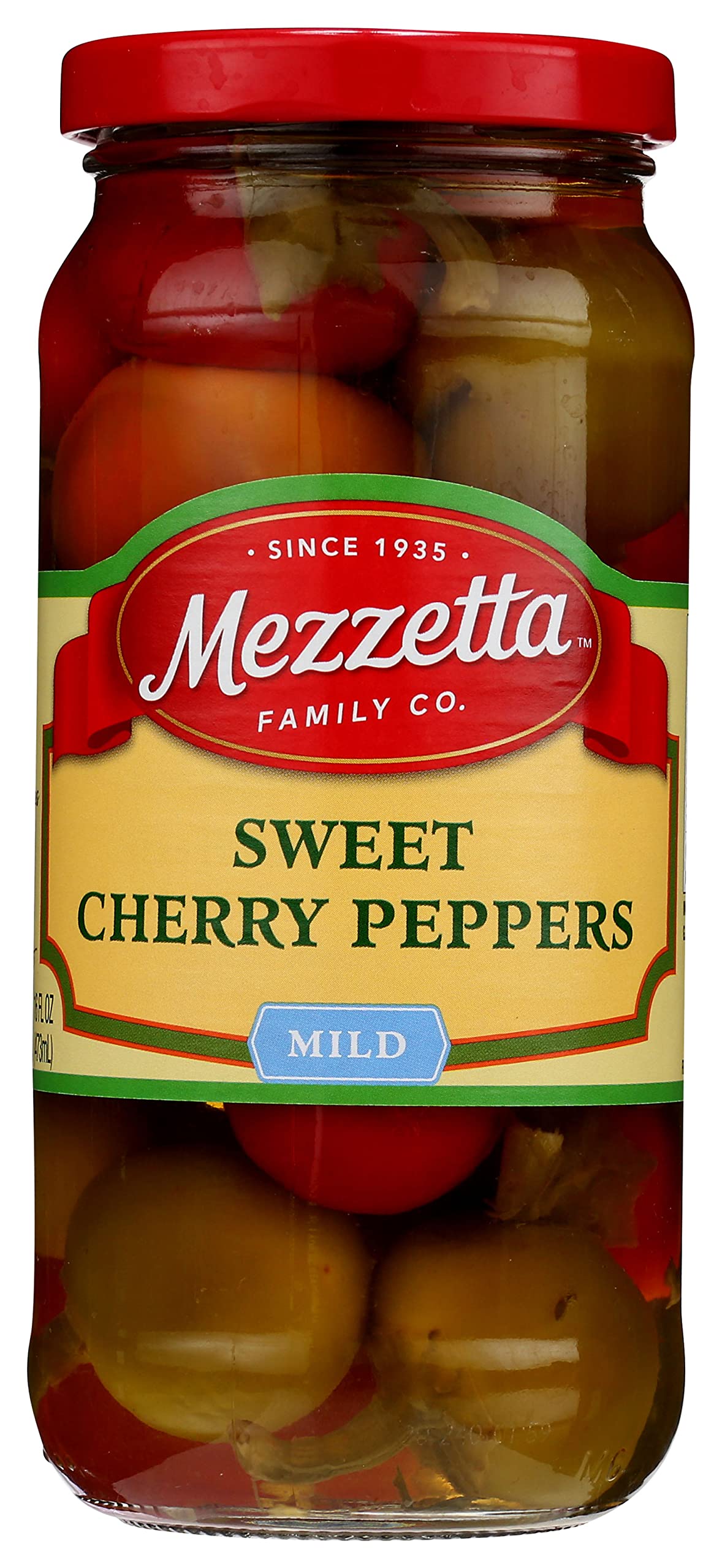 Mezzetta Pepper Swt Cherry, 16 Oz (Pack Of 6)