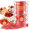 Freeze Dried Strawberries Pieces, Frozen Strawberries, 230G/8.11OZ Frozen Fruit, Freeze Dried Fruit, 100% Natural for Beverages,
