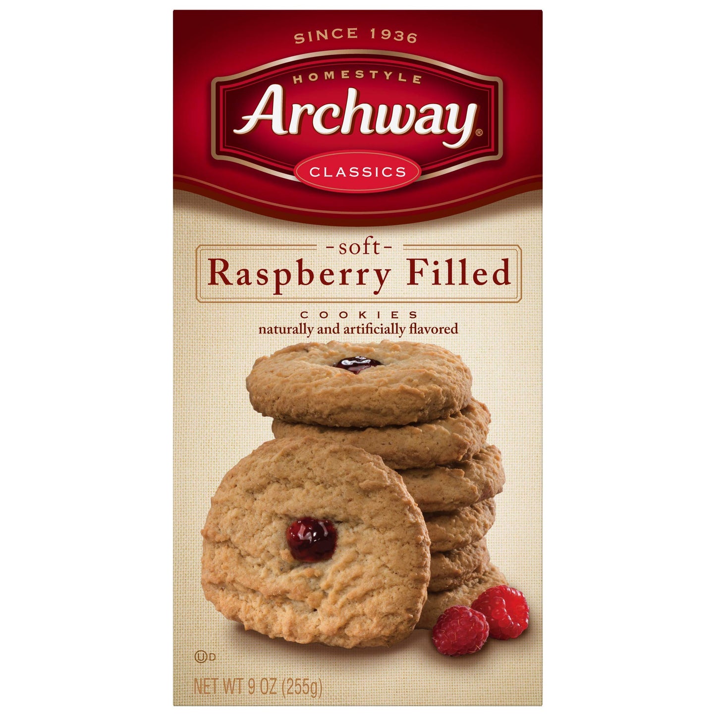 Archway Raspberry Filled Cookies (Pack of 4)