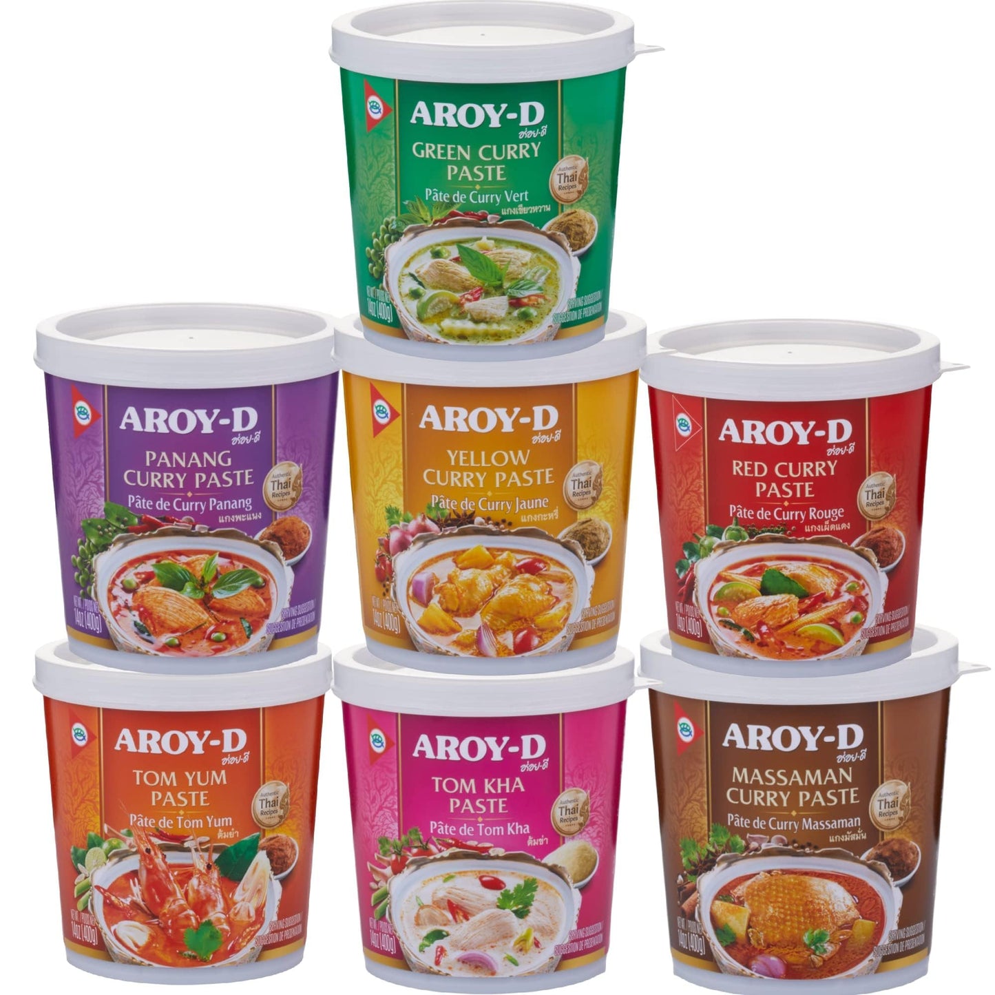 Aroy-D 14Oz Aroy D Red Curry Paste, 14 Ounce