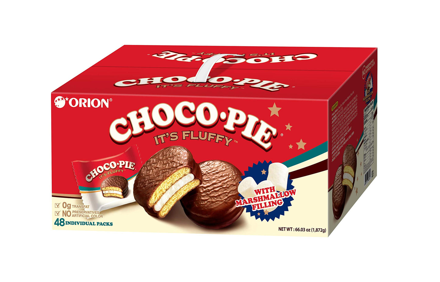 Orion Choco Pie with Marshmallow Filling 48 Pack