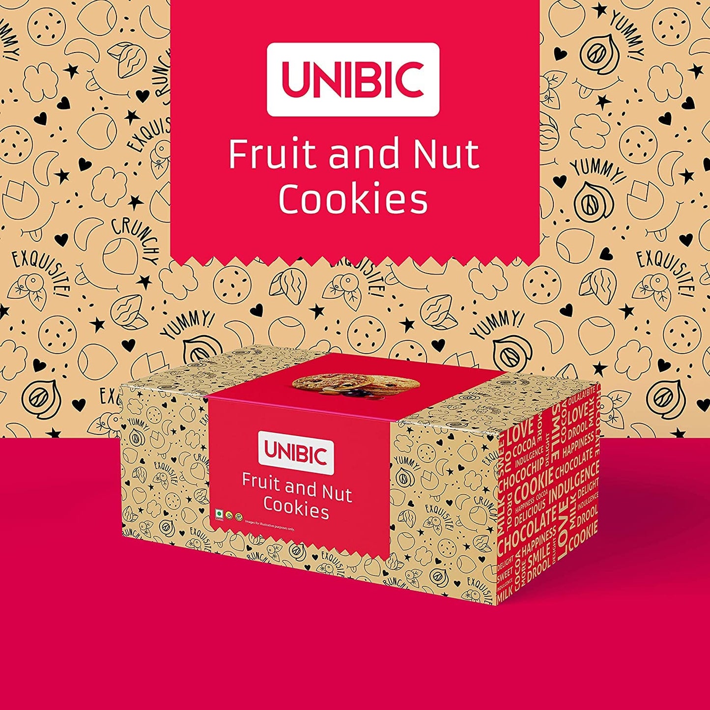 BBRATS Unibic - Fruit & Nut Cookies, 1kg