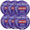 Finn Crisp Siljans Round Rye Crispbread 6 x 14oz | Knckebrd From Finland | Bulk Multipack of Authentic Finnish Sourdough Crispbr