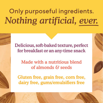 Simple Mills Almond Flour Snack Bars, Dark Chocolate Almond - Gluten Free, Made With Organic Coconut Oil, Breakfast Bars, Health