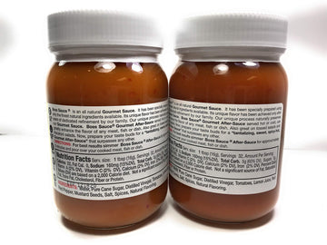 Boss Sauce MILD Gourmet After-Sauce 2 PACK 16 Oz. Hot Sauce, All-Natural, Kosher Sauce, BBQ Sauce, Chicken Wings, Wing Sauce, me