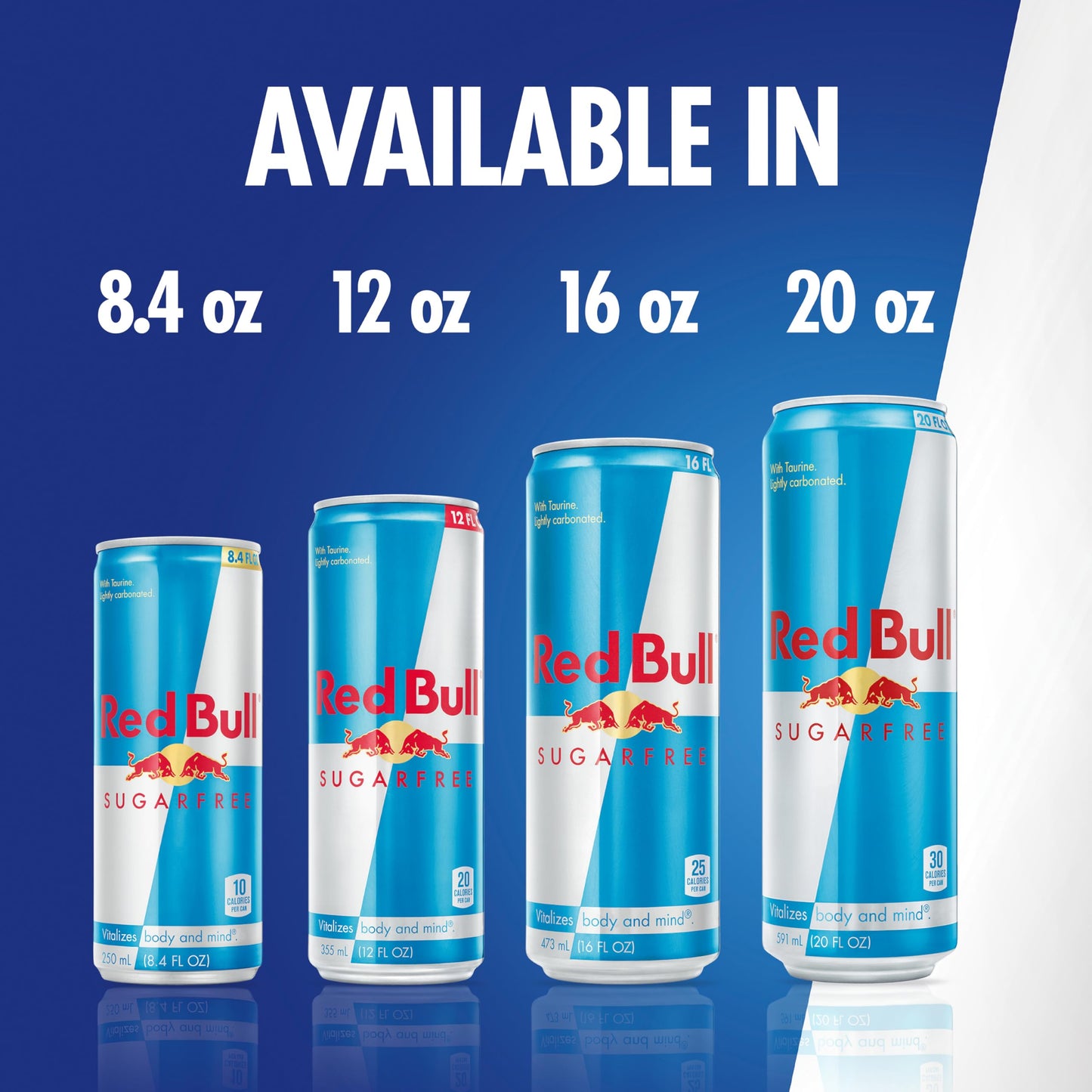 Red Bull Sugar Free Energy Drink, 20 Fl Oz, 12 Pack, Model RB36464